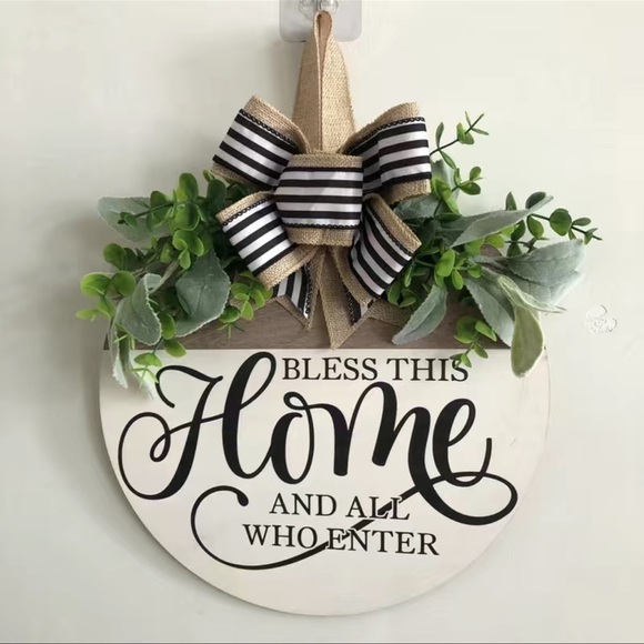 Other - Welcome Door Hanging Wooden Ornament Decor NEW